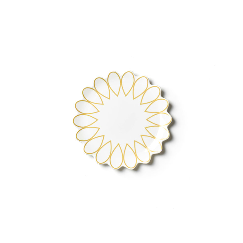 Assiette à salade Deco Gold