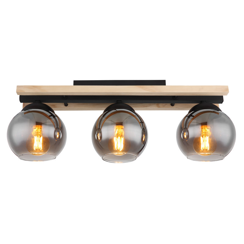 Hudock Recesssed Glass Ceiling Light, 15m
