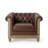 Anduin Faux Leather Chesterfield Chair-484202061