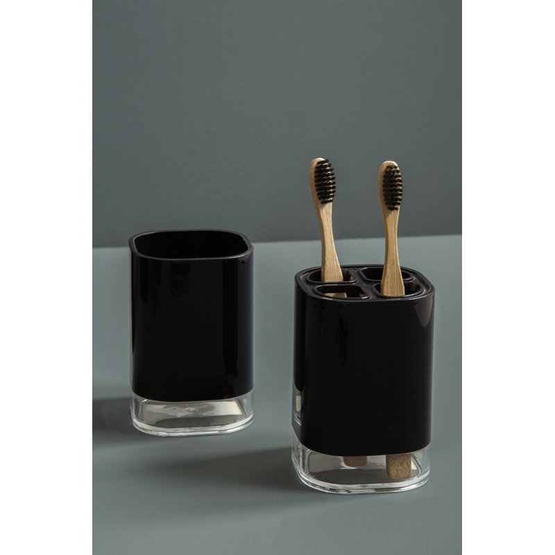 Fontenot Toothbrush Holder, Black