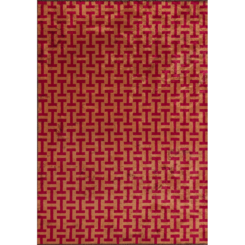 Robat Geometric Hand Loom Indoor / Outdoor Area Rug, Rectangle 7'10" x 11'2"