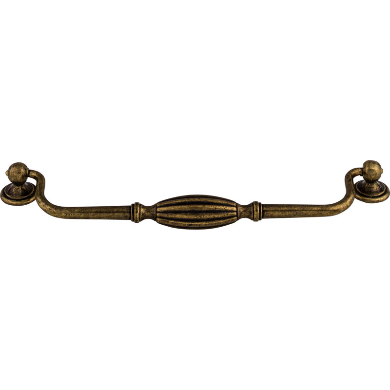 Tuscany 5 1/16" Center to Center Drop handle, German Bronze, 8 13/16" Center to Center