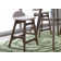  Didmarton 4 Person Gathering Table Set w/ Upholstered Counter Chairs