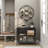 Metal Round 7 Shelves Wall Shelf
