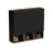 Black & Walnut Bathroom Floating Side Cabinet
