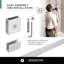 Porte de douche coulissante simple sans cadre l 48,25 po x H 74,25 po-83967780