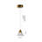 Modern 1 Light LED Acrylic Shade Pendant