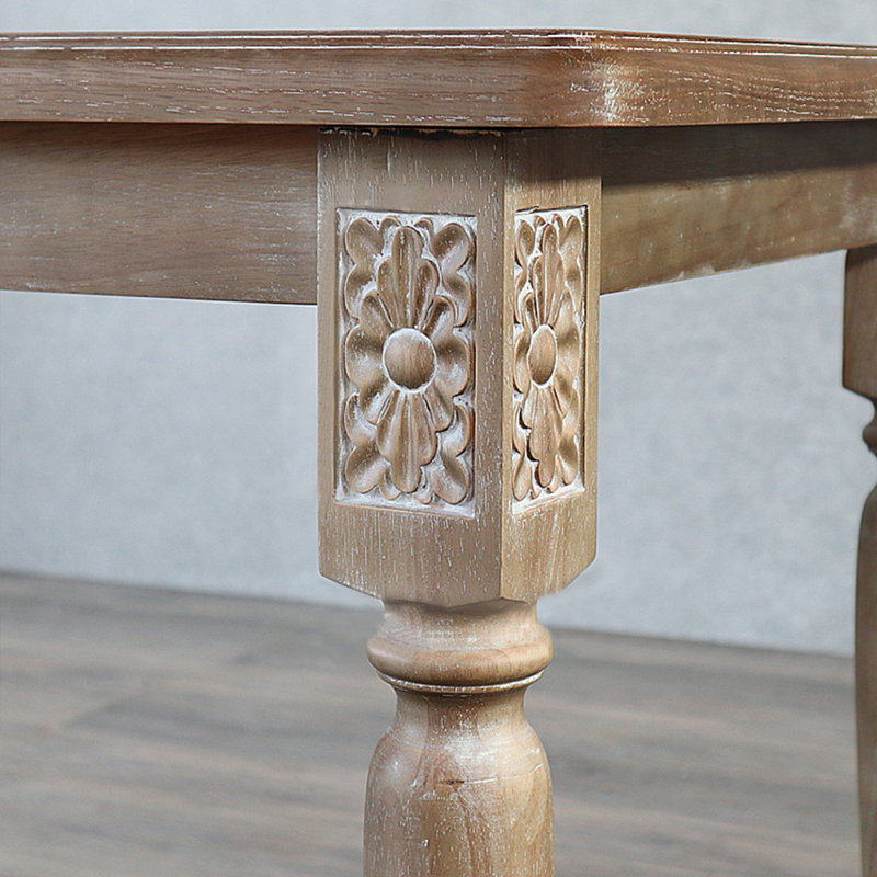 Tables de salle à manger en bois massif brun, H 29,92 po x L 62,99 po x l 31,5 po