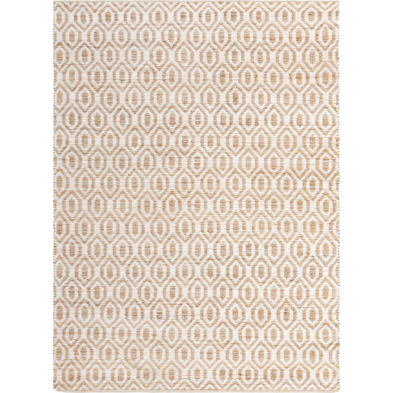 Egge Cotton Geometric Indoor Rug, Rectangle 10' x 14'