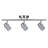 Interface 22.5'' 3 -Light Track Track Kit with Adjustable Head