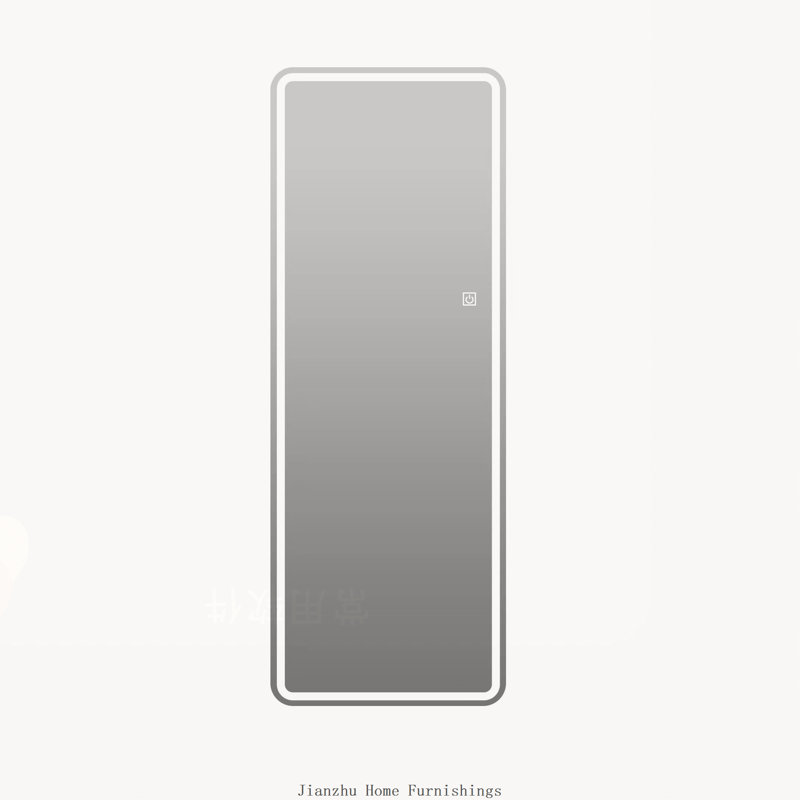 65x24 Inch Full Length LED Floor Mirror, Wall Mounted with Dimming and 3-Color Modes