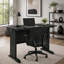 Bureau d'ordinateur, bureau de 47 pouces, bureau d'écriture pour bureau personnel, bureau, bureau simple moderne, cadre en métal noir