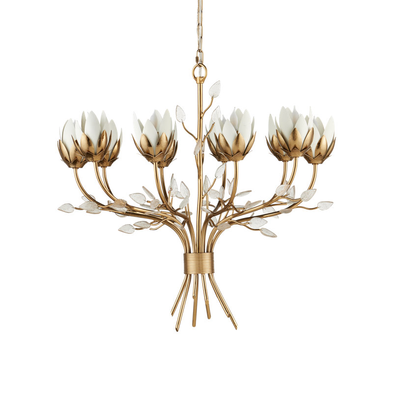 Star Magnolia Chandelier, 26.25'' H X 26.25'' W X 26.25'' D