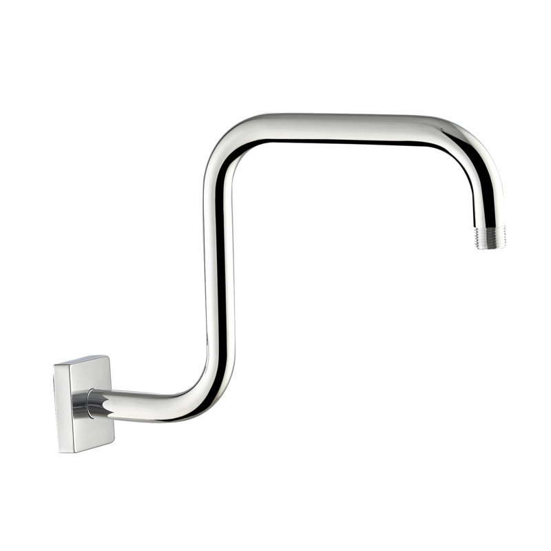 Bras de douche Goosneck, Chrome poli