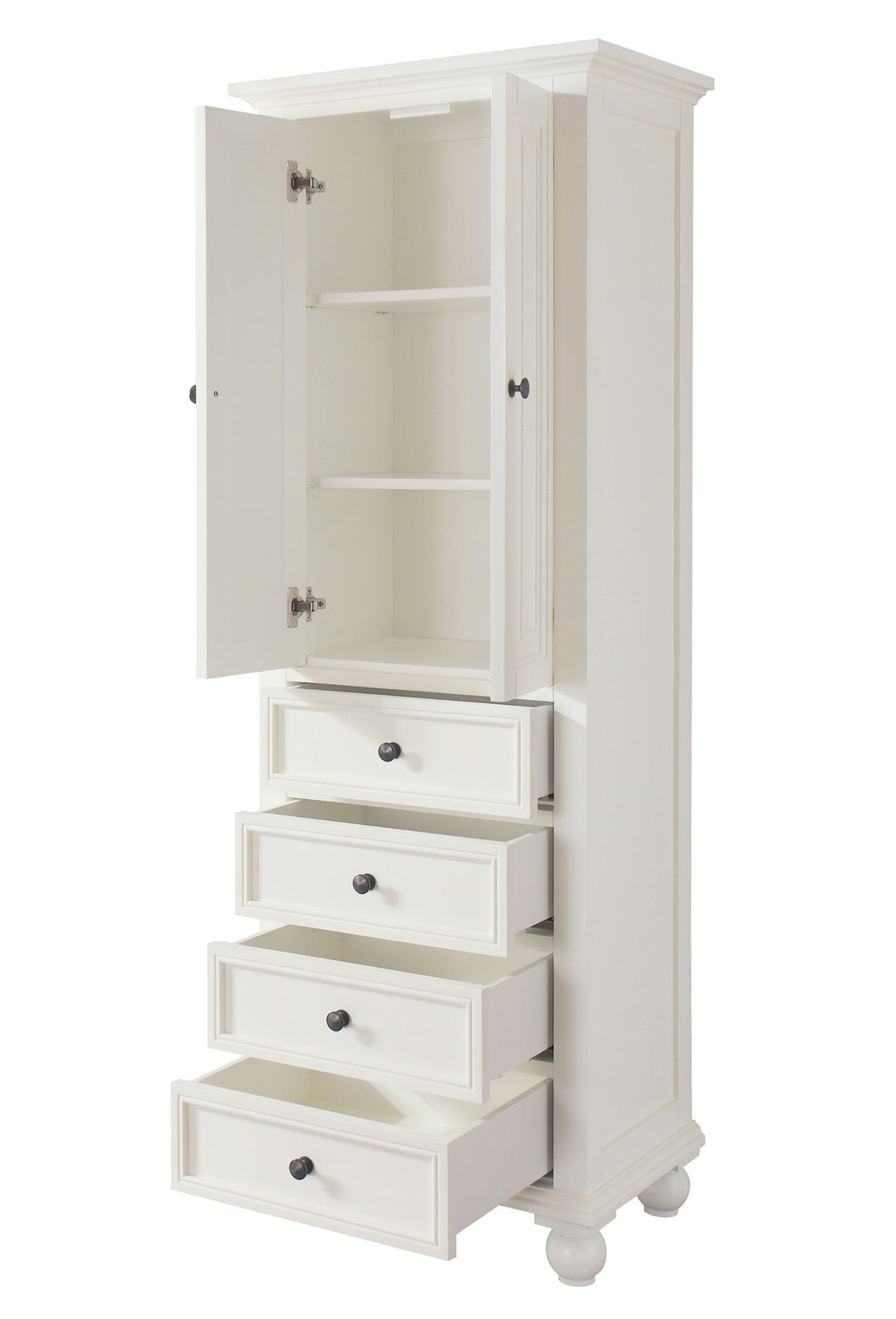 Sandborn Linen Cabinet, French White