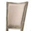 Ensemble de 2 chaises d'appoint rembourrées beige et gris récupéré