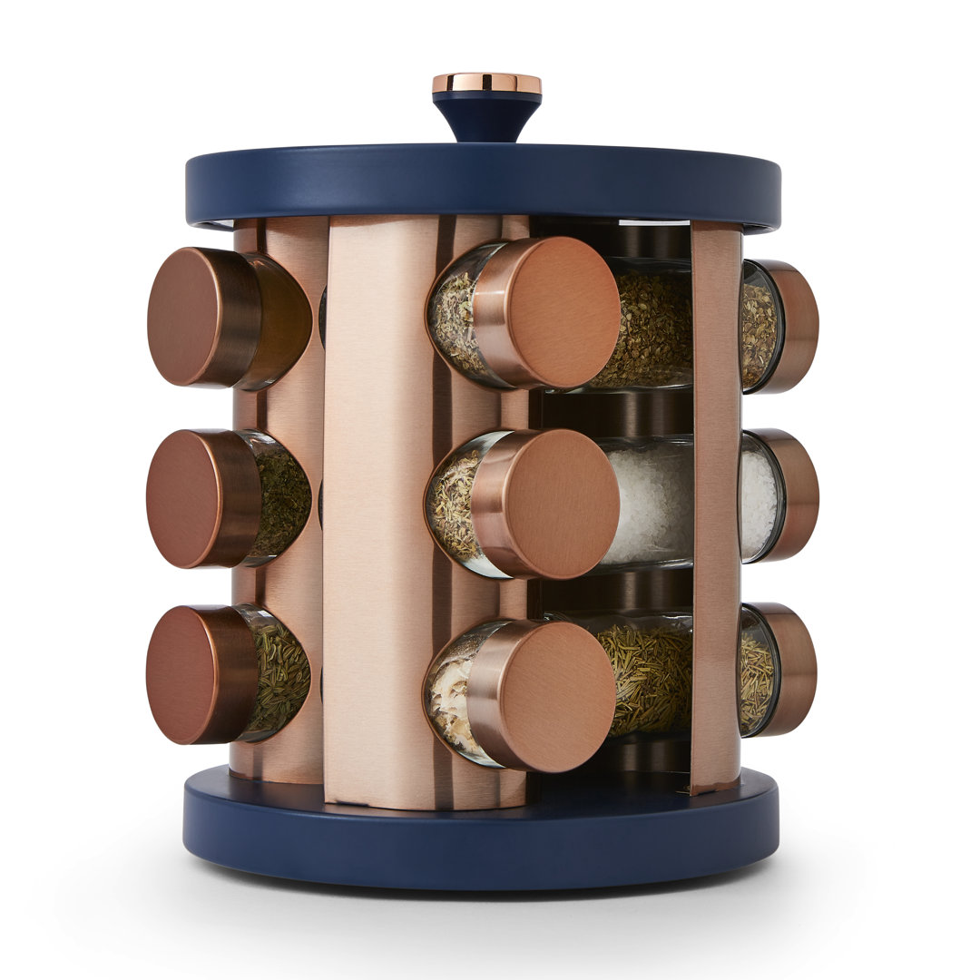 12-Jar Free Standing Spice Rack
