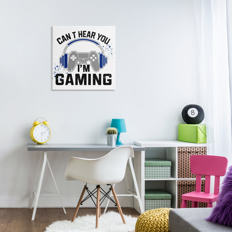 «Can Hear Hear Gaming Canvas», conception de Kim Allen, H 24 po x l 24 po