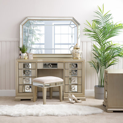 Alaettin Wood Flat Floor Mirror