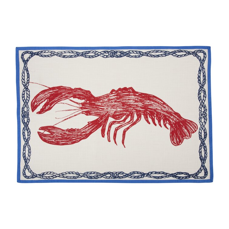 Thomas Paul Lobster Sketch Tea Towel | Perigold