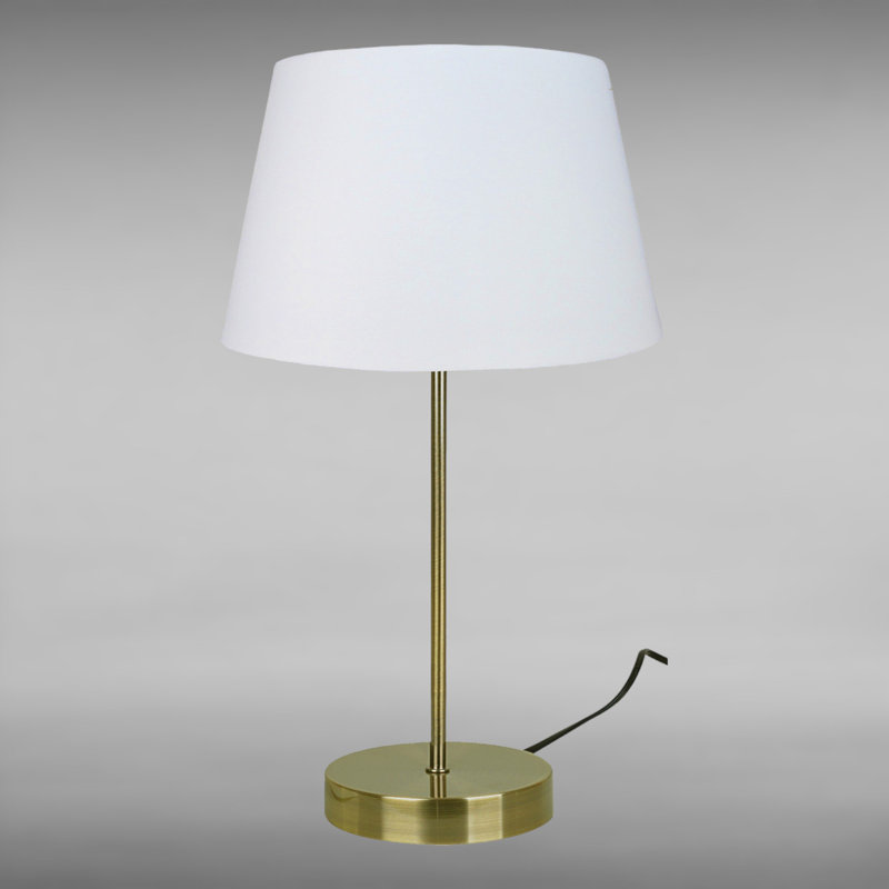 Okken Metal Table Lamp, White