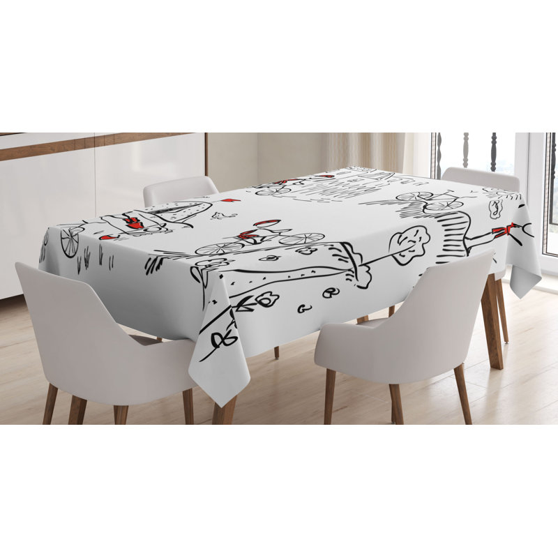 Sketchy Tablecloth, 70" x 52"
