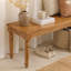 Banc en bois massif 53 po Carvella