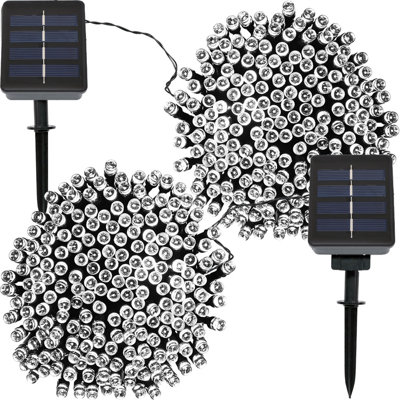 Namath Indoor / Outdoor 200 - Bulb 68 in. Solar Powered LED Wide Angle LED String Light