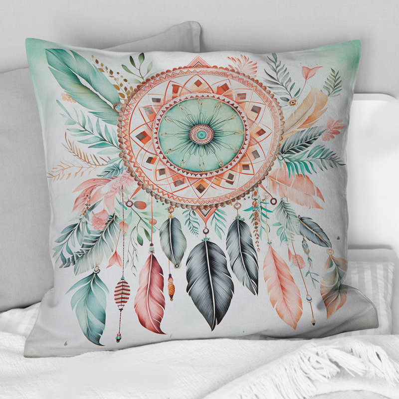 Coussin pastel Boho Dreamcatcher I - Dream Catcher
