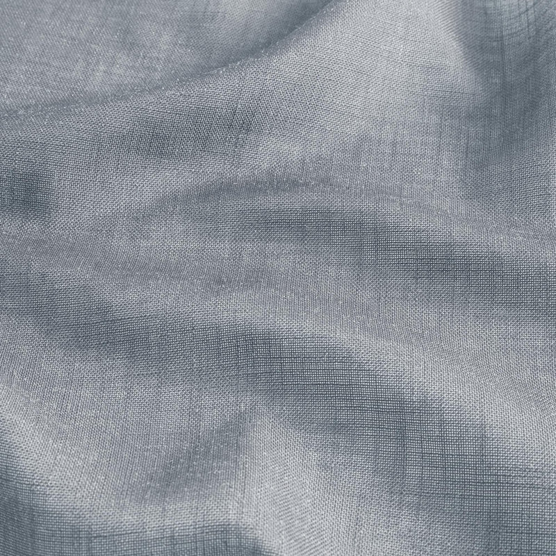 Rideau de fenêtre à passe-tringle avec passe-tringle Threadmade Brighton, bleu minéral - l 52 po x L 84 po, Bleu minéral