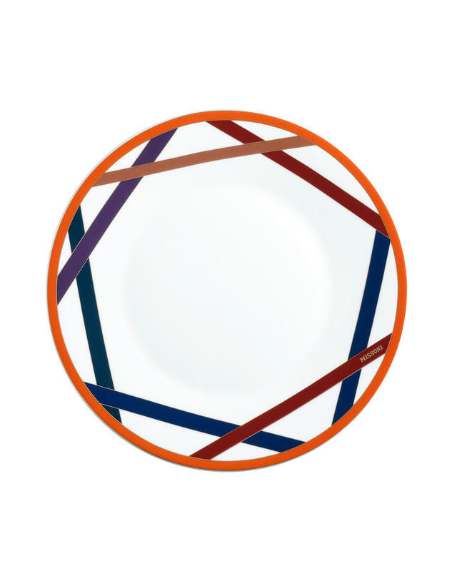 Missoni Dinner Plates NASTRI Set of 2 diam. 10.75 in