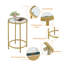 Glass Top End Table