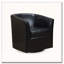 Fauteuil d'appoint pivotant en similicuir-536708782