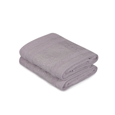 Ensemble de serviettes 2 pièces 100% coton Leyhill
