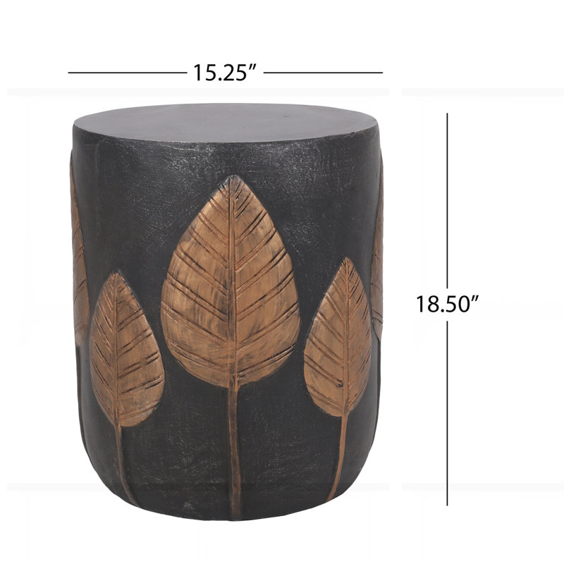 Outdoor Lightweight Concrete Side Table