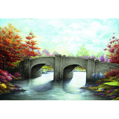 " Autumn Bridge " Painting Print