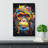 Monkey Abstract - No Frame Print-457183380