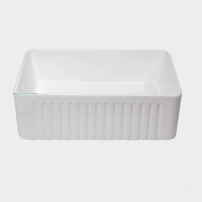 Évier de ferme réversible en porcelaine et céramique avec tablier avant pour une utilisation durable et élégante en cuisine