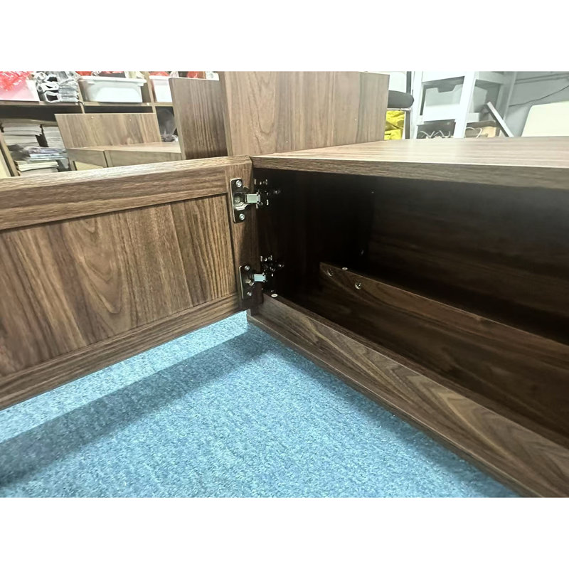 Pp Bench With Cushion For Bedroom, High - Density Sponge, Easy Maintenance, Proof Design Faux Shoe Padded Seat And Design, Engineered Hardwood, Ample Storage Shoes