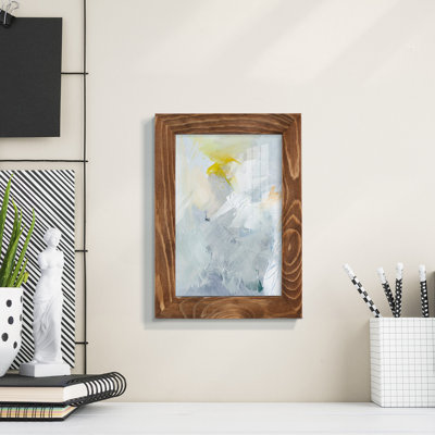 Canari et ciel II encadré sur papier