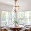 Lytell 12.4" 3-Light Semi-Flush Mount Ceiling Light-135440821