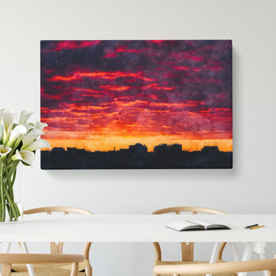 Krasnodar Skyline In Russia - Wrapped Canvas Print