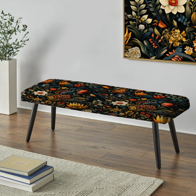 Banc éclectique rembourré Eclectic