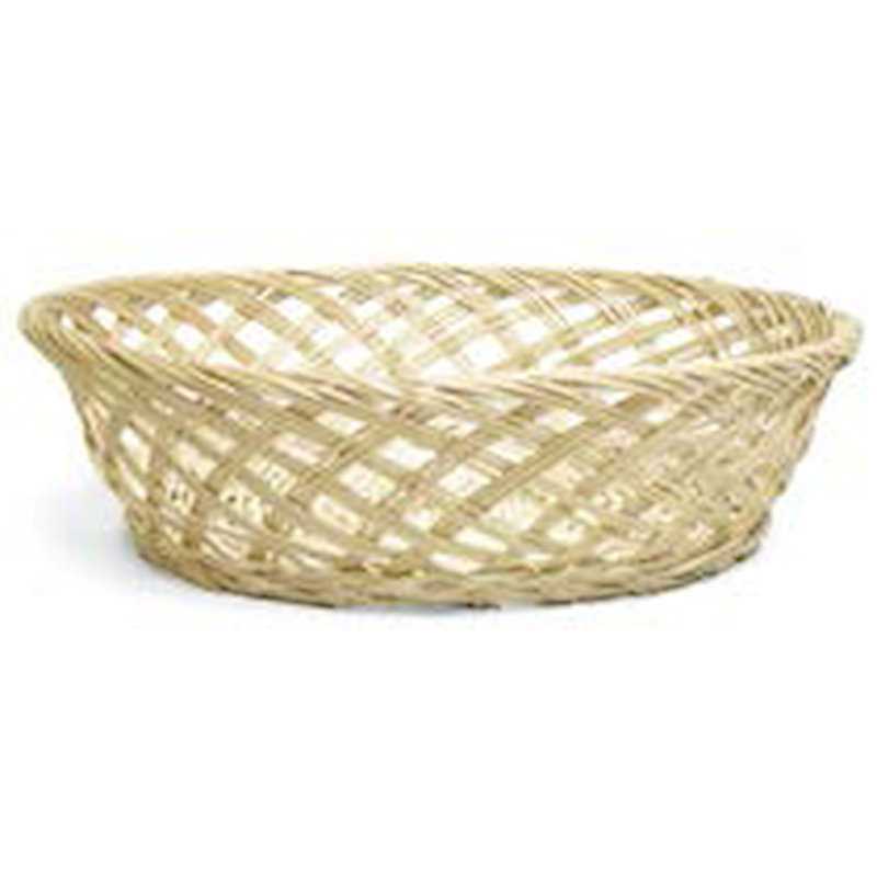 Panier à mèches rond ouvert, H 4 po x l 14 po x P 14 po, Naturel