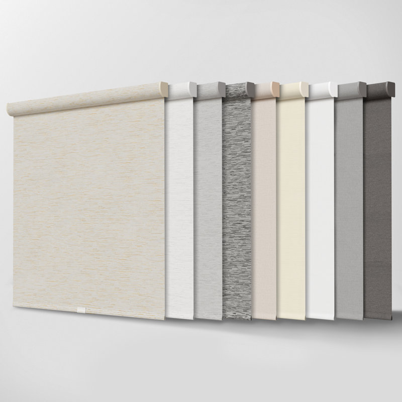 100% Blackout Cordless Roller Shades for Indoor Windows, Custom Sizes for the Perfect Fit, Flagstone Grey, 65"W x 72"L