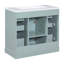 Meuble-lavabo 36 po avec lavabo, une armoire et six tiroirs, tablette réglable-495918826