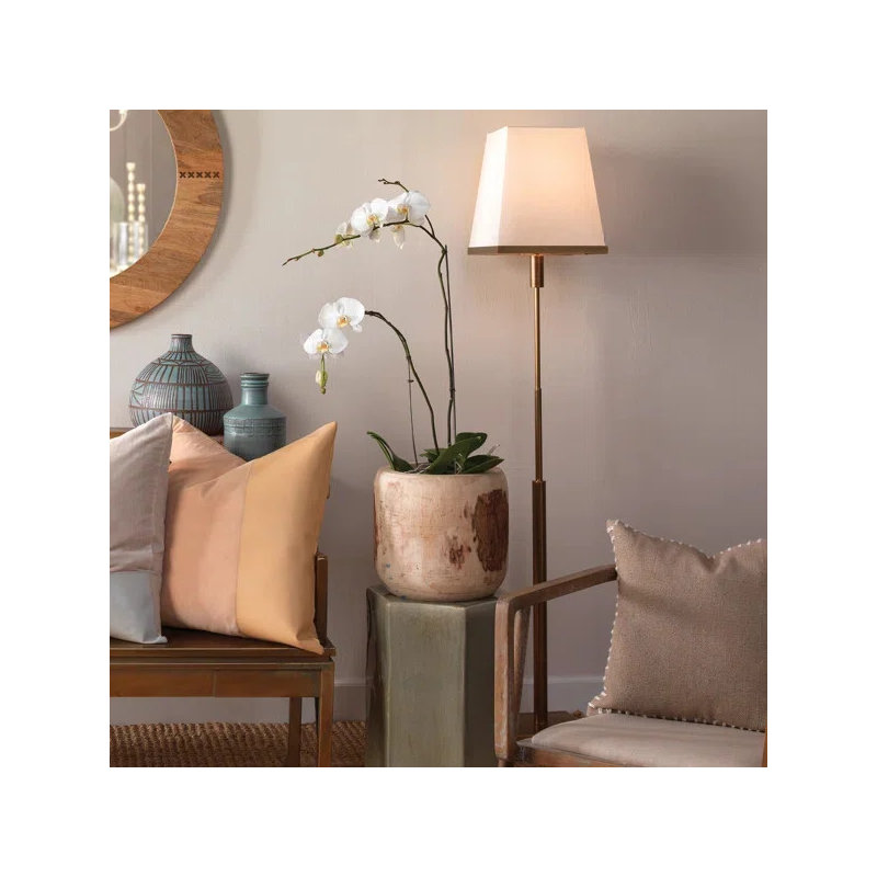 Jud Floor Lamp, Antique Brass