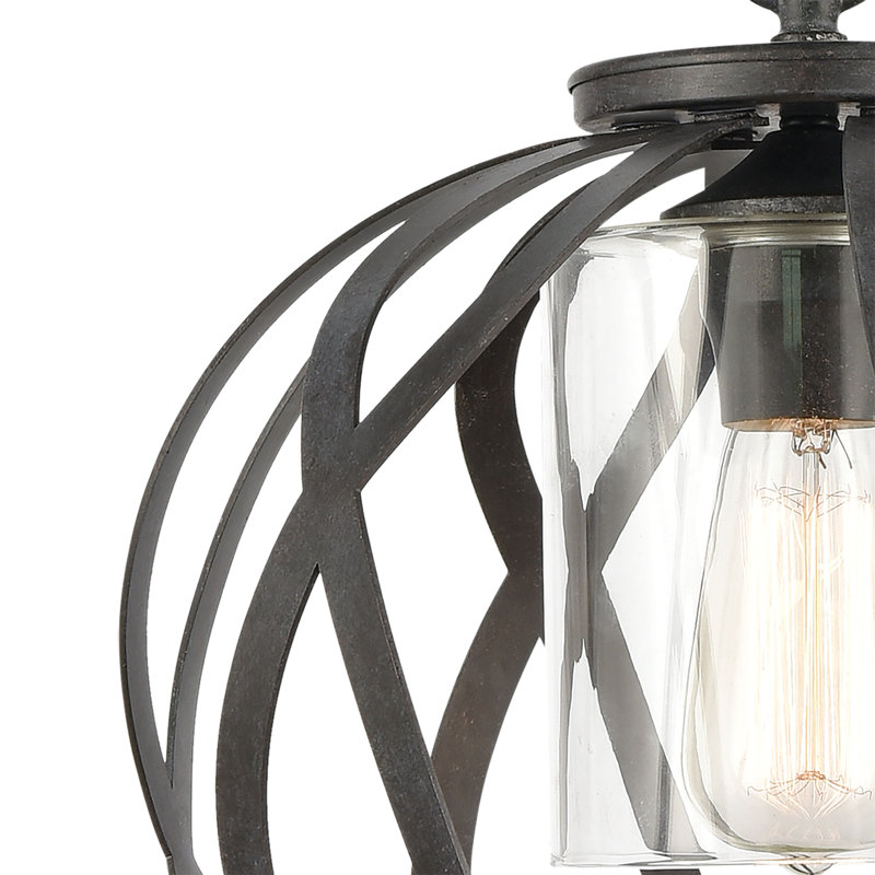 Luminaire suspendu 1 lumière Daisy 12 po - Bronze minuit