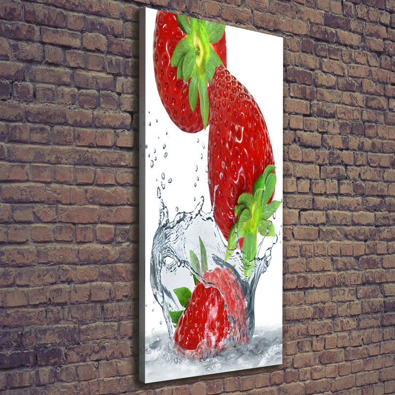 Strawberries - Wrapped Canvas Print