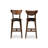 Horan Upholstered Faux Leather Counter Stool with Solid Wood Frame-2136407720